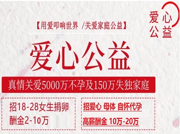 辽阳捐卵助孕生子 爱心志愿者招募